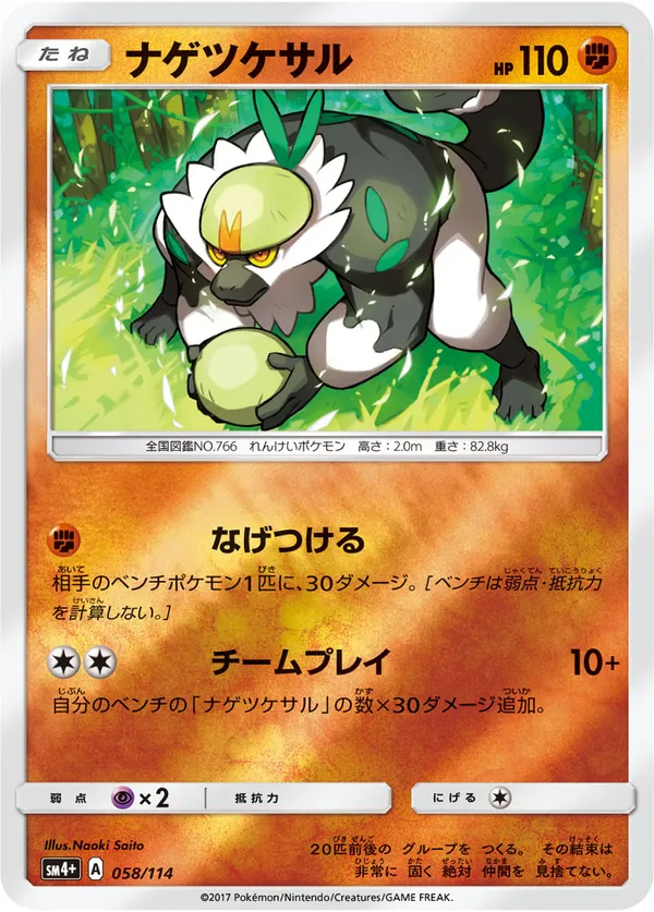 ナゲツケサル