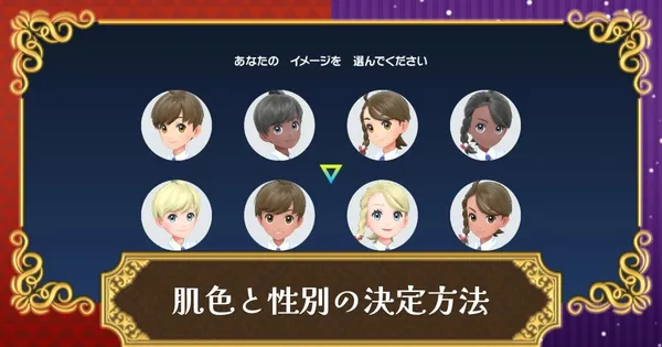 肌色・性別の画像