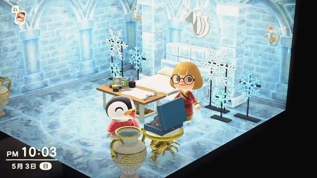 オーロラの部屋の画像